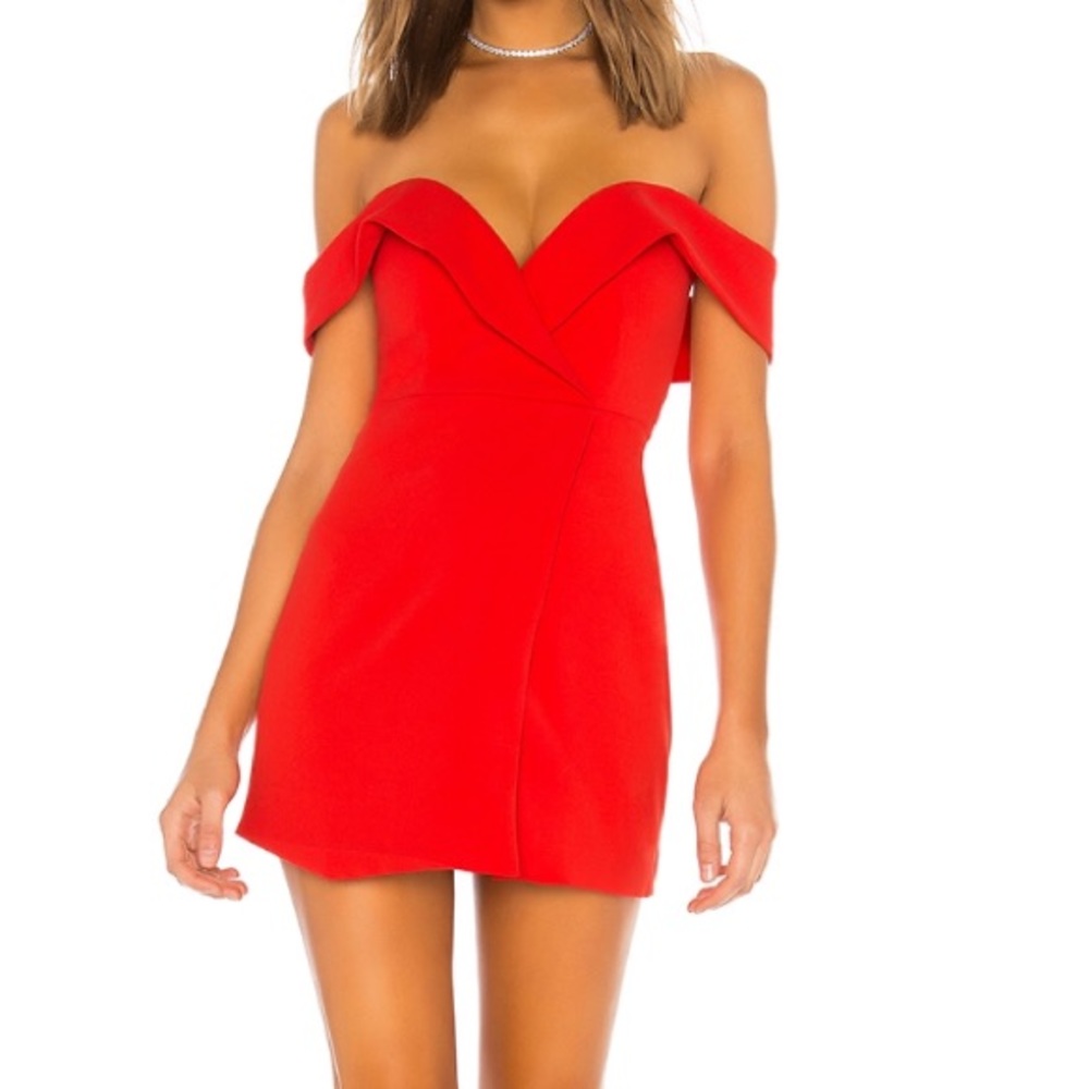 Red NBD Ferreira Mini Dress